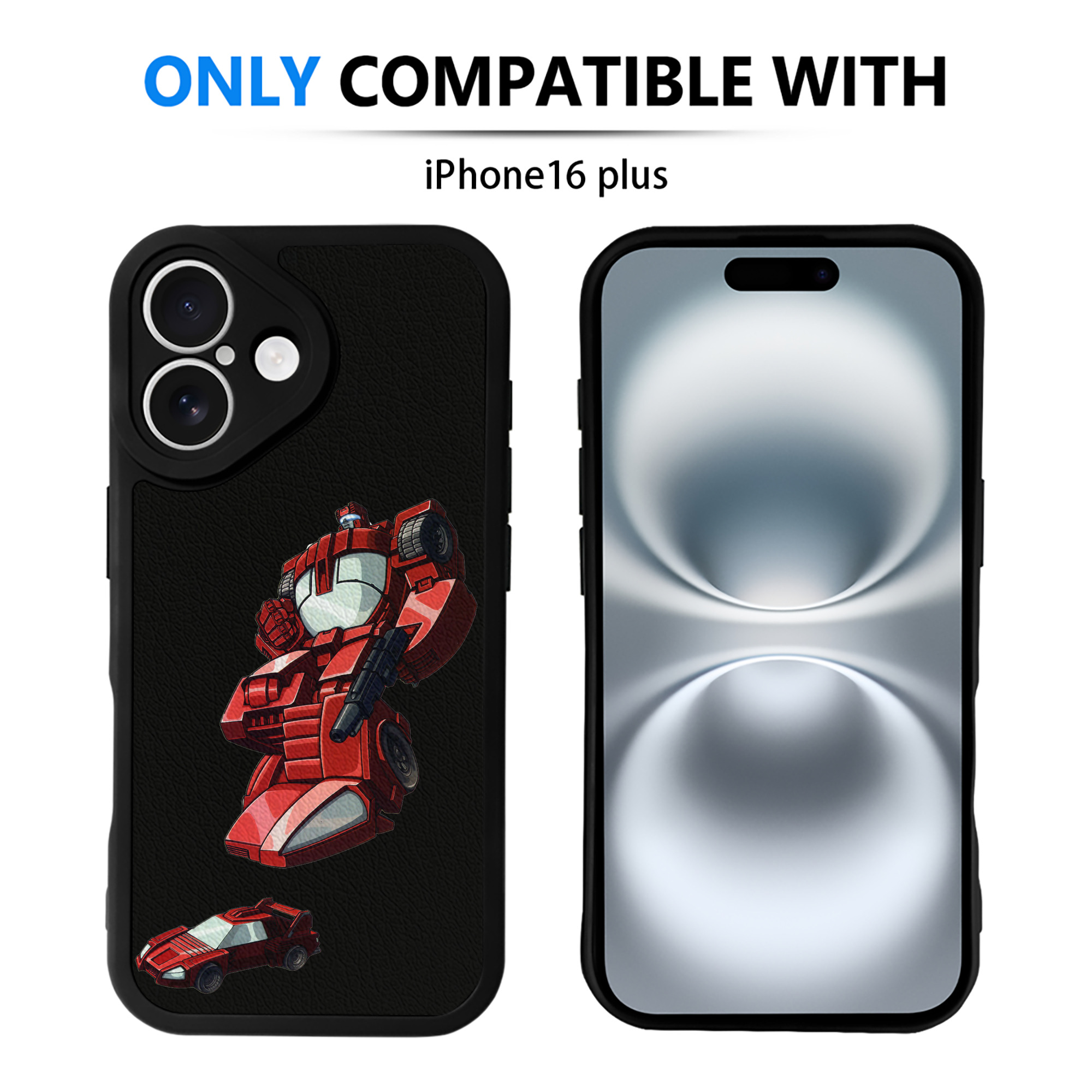 （画像用）  【iPhone 16シリーズ対応】シリコンスマホケース（レザー調） 材質：シリコン